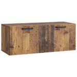 vidaXL Nástenná TV skrinka Staré drevo 78,5 x 31 x 30 cm – Obrázok 2