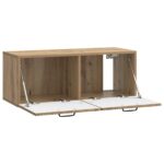 vidaXL Nástenná TV skrinka Nástenný Dub artisan 78,5 x 31 x 30 cm – Obrázok 5