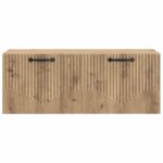 vidaXL Nástenná TV skrinka Nástenný Dub artisan 78,5 x 31 x 30 cm – Obrázok 6