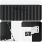 vidaXL Nástenná TV skrinka Čierna 98 x 31 x 30 cm Kompozitné drevo – Obrázok 9