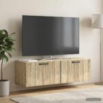 vidaXL Nástenná TV skrinka Dub sonoma 98 x 31 x 30 cm Kompozitné drevo