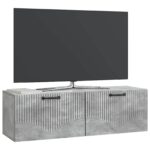 vidaXL Nástenná TV skrinka Nástenný Betónovo sivá 98 x 31 x 30 cm – Obrázok 3