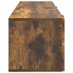 vidaXL Nástenná TV skrinka Dymový dub 98 x 31 x 30 cm Kompozitné drevo – Obrázok 7