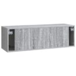 vidaXL Nástenná TV skrinka Nástenný Sivá sonoma 98 x 31 x 30 cm – Obrázok 8