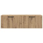 vidaXL Nástenná TV skrinka Nástenný Dub artisan 98 x 31 x 30 cm – Obrázok 6