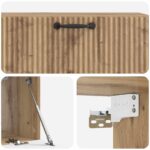 vidaXL Nástenná TV skrinka Nástenný Dub artisan 98 x 31 x 30 cm – Obrázok 9