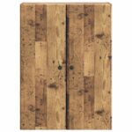 vidaXL Nástenná skrinka Staré drevo 66 x 34,5 x 90 cm Kompozitné drevo – Obrázok 3