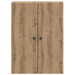 vidaXL Nástenná skrinka Dub artisan 66 x 34,5 x 90 cm Kompozitné drevo – Obrázok 3