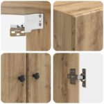 vidaXL Nástenná skrinka Dub artisan 66 x 34,5 x 90 cm Kompozitné drevo – Obrázok 6