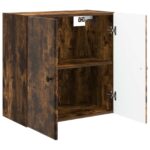 vidaXL Nástenná skrinka Dymový dub 59 x 31 x 60 cm Kompozitné drevo – Obrázok 2