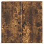 vidaXL Nástenná skrinka Dymový dub 59 x 31 x 60 cm Kompozitné drevo – Obrázok 3