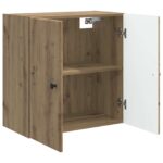 vidaXL Nástenná skrinka Dub artisan 59 x 31 x 60 cm Kompozitné drevo – Obrázok 2