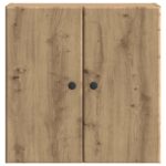 vidaXL Nástenná skrinka Dub artisan 59 x 31 x 60 cm Kompozitné drevo – Obrázok 3