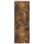 vidaXL Nástenná skrinka Dymový dub 33 x 34,5 x 90 cm Kompozitné drevo – Obrázok 3