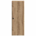 vidaXL Nástenná skrinka Dub artisan 33 x 34,5 x 90 cm Kompozitné drevo – Obrázok 3