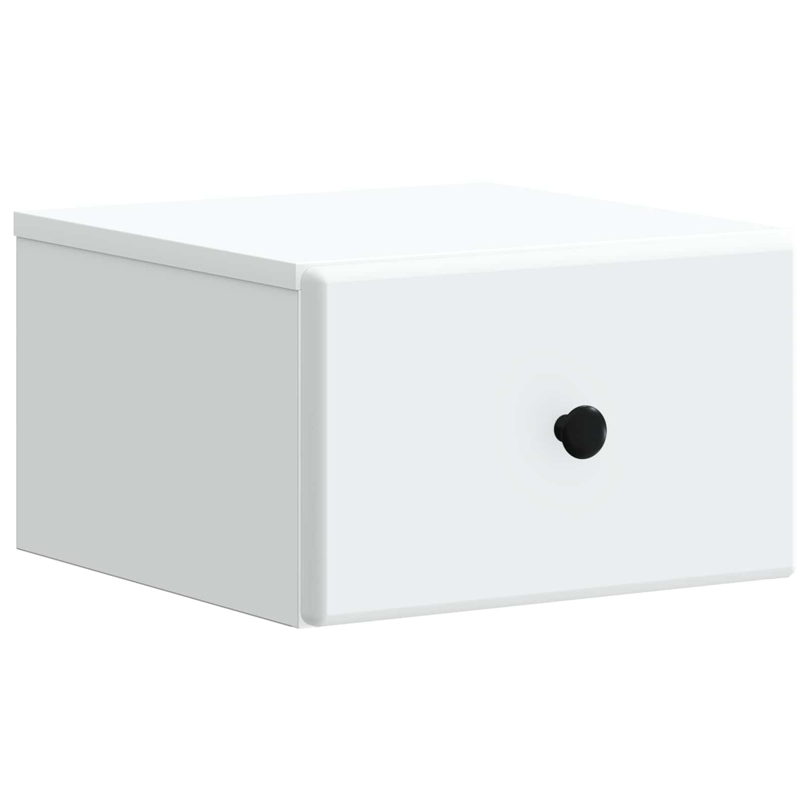 899105_1.jpg vidaXL Nástenná nočná skrinka Biela 34,5 x 33 x 20 cm Kompozitné drevo – Obrázok 1