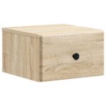 vidaXL Nástenná nočná skrinka 2 pcs Dub sonoma 34,5 x 33 x 20 cm – Obrázok 3