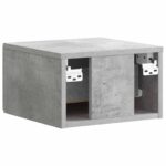vidaXL Nástenná nočná skrinka 2 pcs Betónovo sivá 34,5 x 33 x 20 cm – Obrázok 7