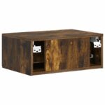 vidaXL Nástenná nočná skrinka so zásuvkou Dymový dub 49 x 34,5 x 20 cm – Obrázok 6