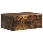 vidaXL Nástenná nočná skrinka 2 pcs Dymový dub 49 x 34,5 x 20 cm – Obrázok 3