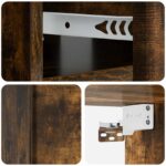vidaXL Nástenná nočná skrinka 2 pcs Dymový dub 49 x 34,5 x 20 cm – Obrázok 8