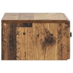 vidaXL Nástenná nočná skrinka Nástenný Staré drevo 49 x 34,5 x 20 cm – Obrázok 5