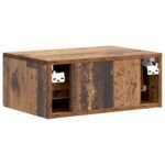 vidaXL Nástenná nočná skrinka Nástenný Staré drevo 49 x 34,5 x 20 cm – Obrázok 6