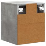 vidaXL Nástenná nočná skrinka 2 pcs Betónovo sivá 34,5 x 33 x 40 cm – Obrázok 7