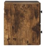 vidaXL Nástenná nočná skrinka so zásuvkou Dymový dub 34,5 x 33 x 40 cm – Obrázok 5