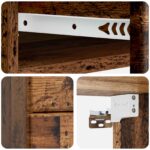vidaXL Nástenná nočná skrinka 2 pcs Staré drevo 34,5 x 33 x 40 cm – Obrázok 8