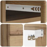 vidaXL Nástenná nočná skrinka 2 pcs Dub artisan 34,5 x 33 x 40 cm – Obrázok 8