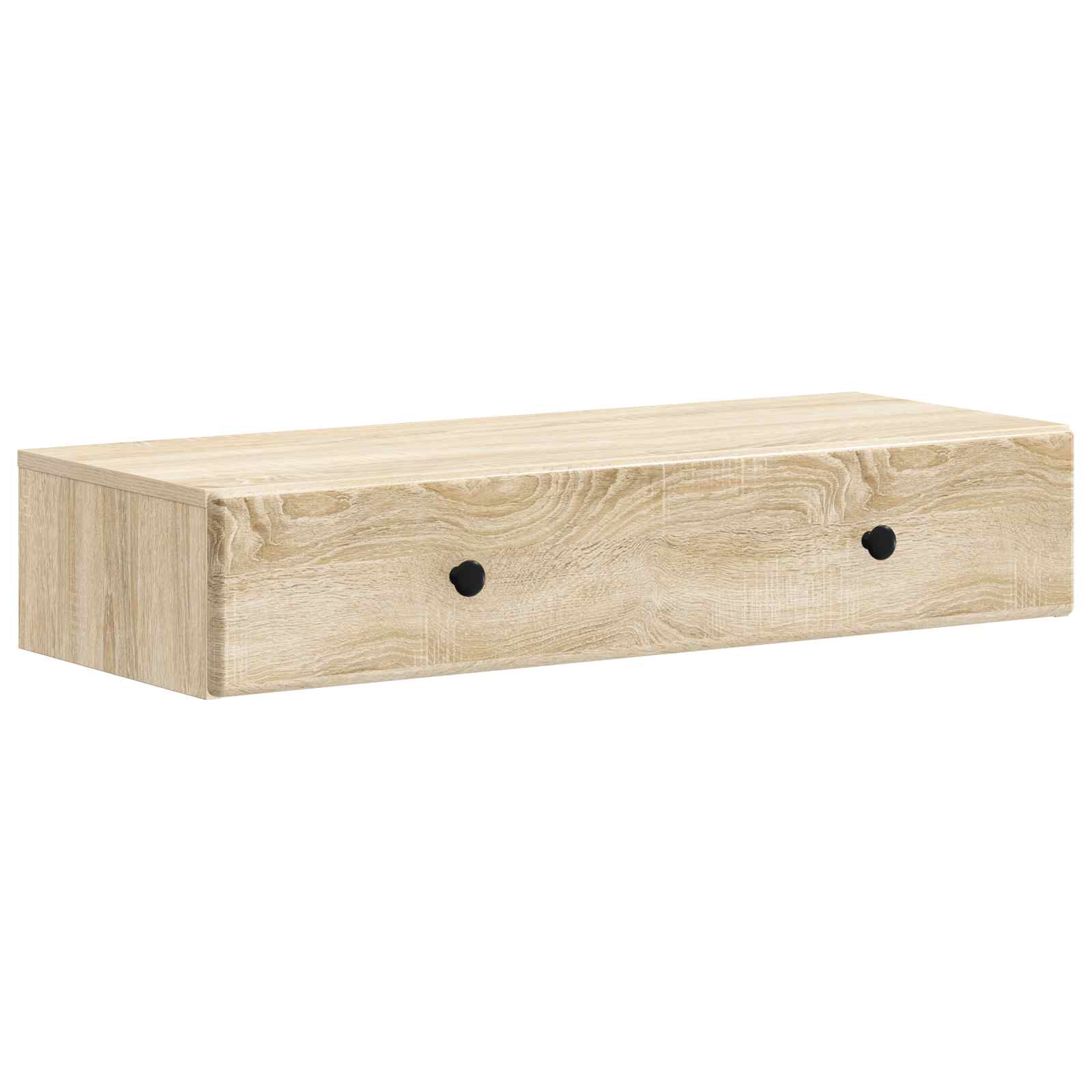 899177_1.jpg vidaXL Nástenný bočný stôl Dub sonoma 87,5 x 34,5 x 17 cm – Obrázok 1