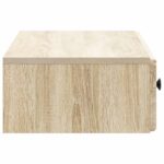 vidaXL Nástenný bočný stôl Dub sonoma 87,5 x 34,5 x 17 cm – Obrázok 5