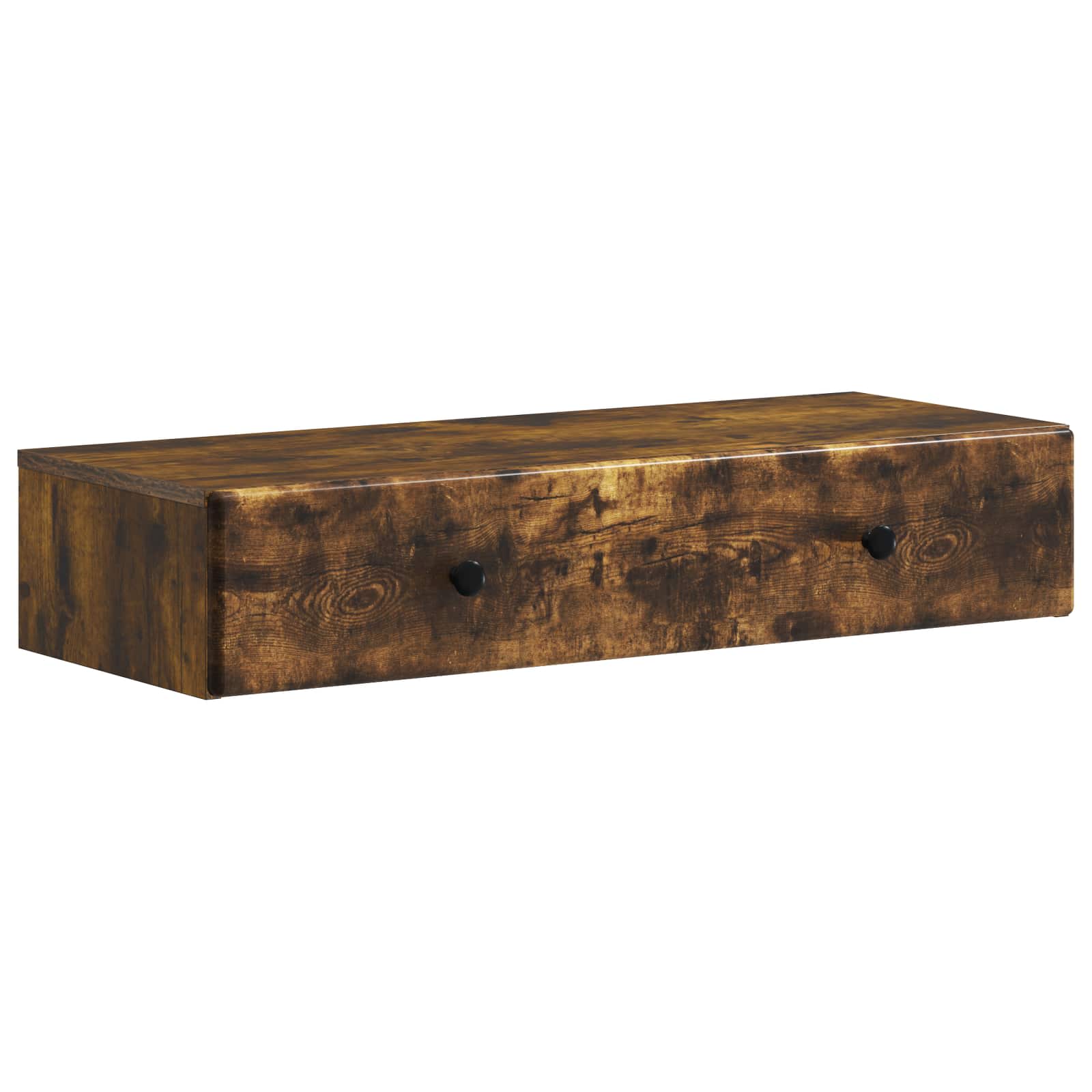 899180_1.jpg vidaXL Nástenný bočný stôl Dymový dub 87,5 x 34,5 x 17 cm – Obrázok 1