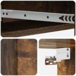 vidaXL Nástenný bočný stôl Dymový dub 87,5 x 34,5 x 17 cm – Obrázok 7
