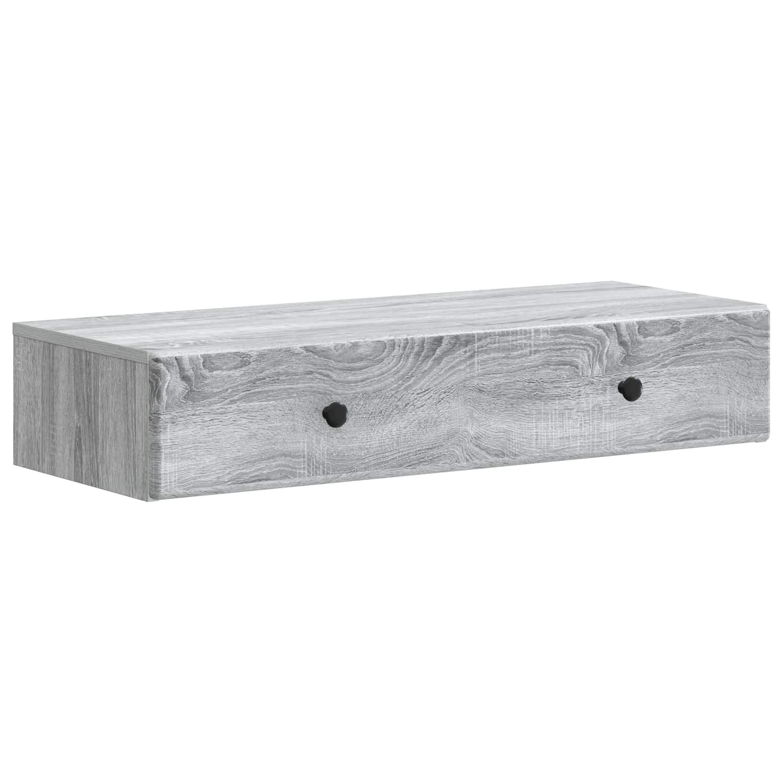 899181_1.jpg vidaXL Nástenný bočný stôl Sivá sonoma 87,5 x 34,5 x 17 cm – Obrázok 1