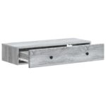 vidaXL Nástenný bočný stôl Sivá sonoma 87,5 x 34,5 x 17 cm – Obrázok 3