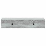 vidaXL Nástenný bočný stôl Sivá sonoma 87,5 x 34,5 x 17 cm – Obrázok 4