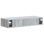 vidaXL Nástenný bočný stôl Sivá sonoma 87,5 x 34,5 x 17 cm – Obrázok 6