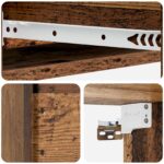 vidaXL Nástenný bočný stôl Staré drevo 87,5 x 34,5 x 17 cm – Obrázok 7