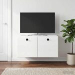 vidaXL Nástenná TV skrinka 59,5 x 41 x 30 cm Biela s vysokým leskom – Obrázok 4
