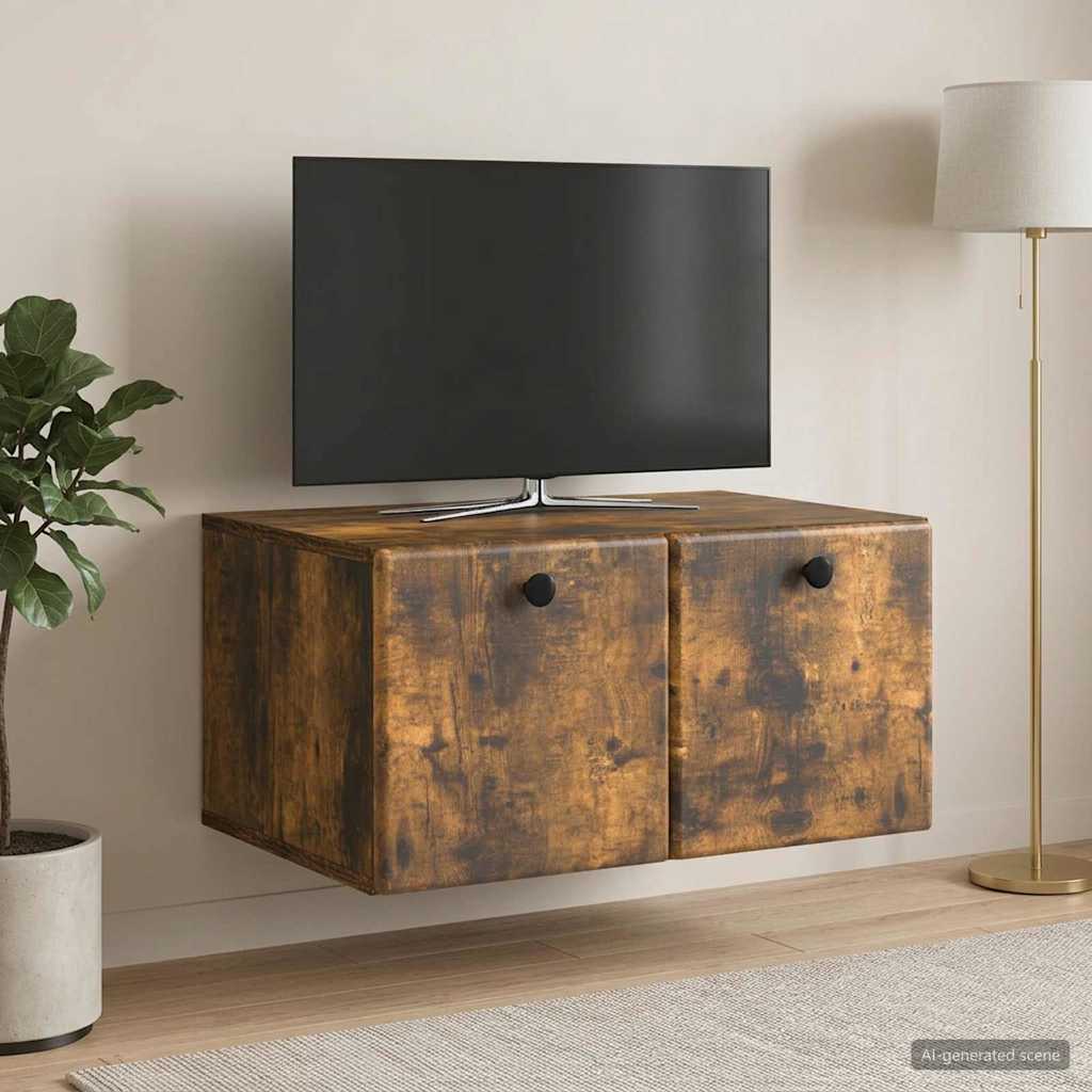 899190_1.jpg vidaXL Nástenná TV skrinka 59,5 x 41 x 30 cm Dymový dub – Obrázok 1