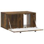 vidaXL Nástenná TV skrinka 59,5 x 41 x 30 cm Dymový dub – Obrázok 5
