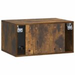 vidaXL Nástenná TV skrinka 59,5 x 41 x 30 cm Dymový dub – Obrázok 8