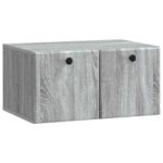 vidaXL Nástenná TV skrinka 59,5 x 41 x 30 cm Sivý Sonoma – Obrázok 2
