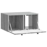 vidaXL Nástenná TV skrinka 59,5 x 41 x 30 cm Sivý Sonoma – Obrázok 5