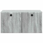 vidaXL Nástenná TV skrinka 59,5 x 41 x 30 cm Sivý Sonoma – Obrázok 6