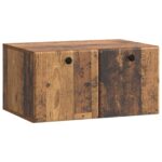 vidaXL Nástenná TV skrinka 59,5 x 41 x 30 cm Staré drevo – Obrázok 2