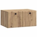vidaXL Nástenná TV skrinka 59,5 x 41 x 30 cm Dub artisan – Obrázok 2