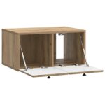 vidaXL Nástenná TV skrinka 59,5 x 41 x 30 cm Dub artisan – Obrázok 5